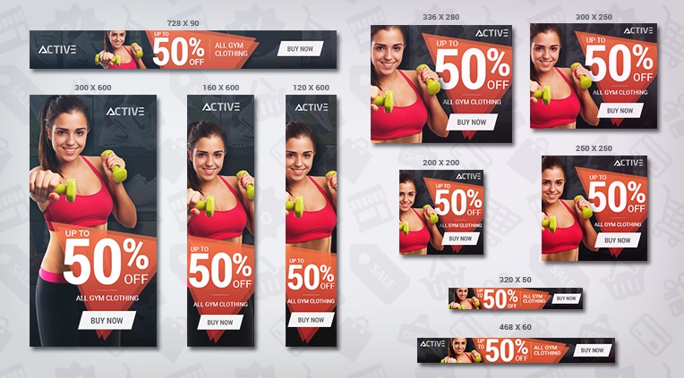 10 Standard size Banners