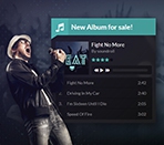 Audio player integrated Thumbnail