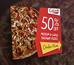 Calzone Restaurant & Food PSD Banner Template
