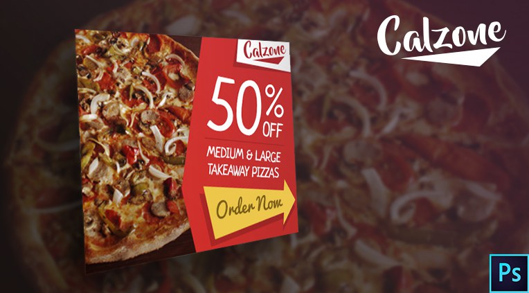Calzone Restaurant & Food PSD Banner Template