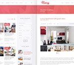 Property Listing page in grid view mode and property detail page Thumbnail
