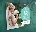 Knot Wedding PSD Banner Template