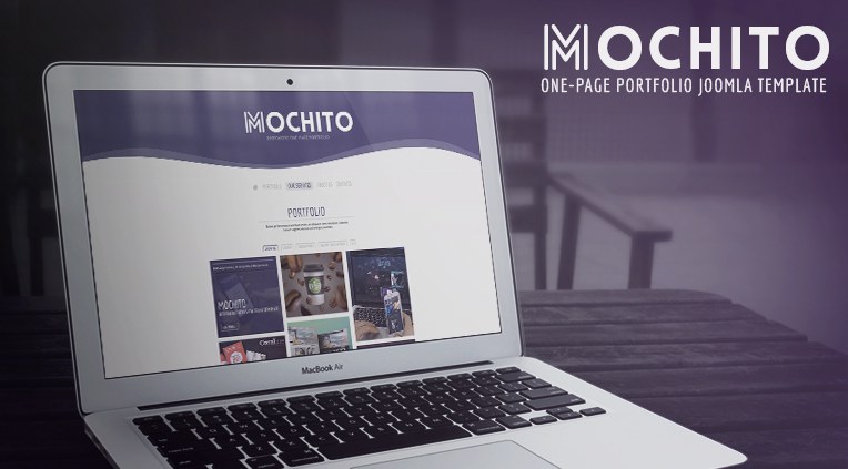 Mochito - One Page Portfolio Joomla template