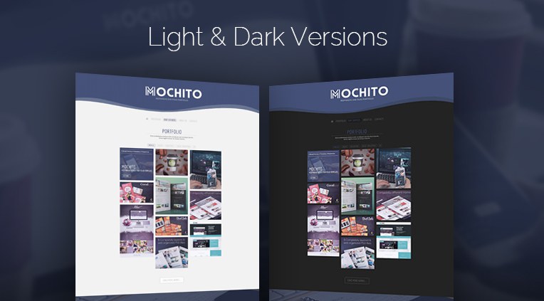 Light and dark Versions Included