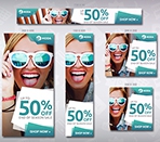 5 standard banner sizes Thumbnail