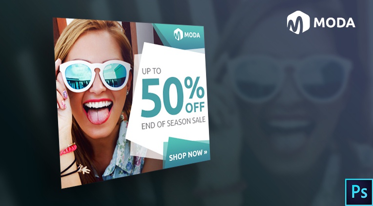 Moda Sales PSD Banner Template