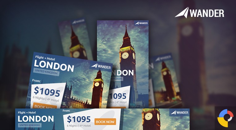 Wander - Travel HTML5 Ad Template