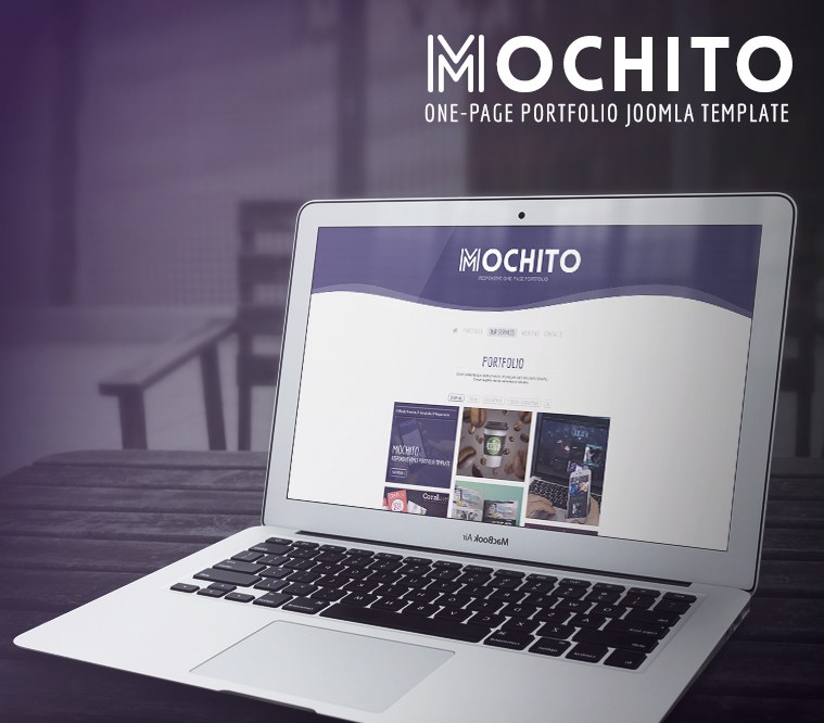 Mochito One Page Portfolio Joomla template