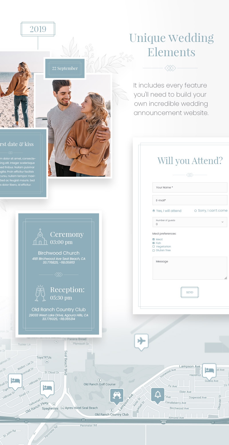 Neela — Onepage/Multipage Wedding WordPress Theme - 5