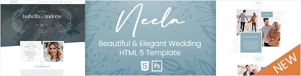 Lilac- Responsive One-page HTML5 Wedding Template